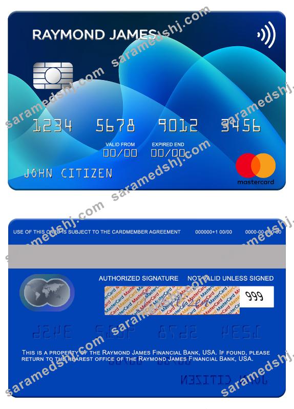 USA Raymond James Financial Bank mastercard